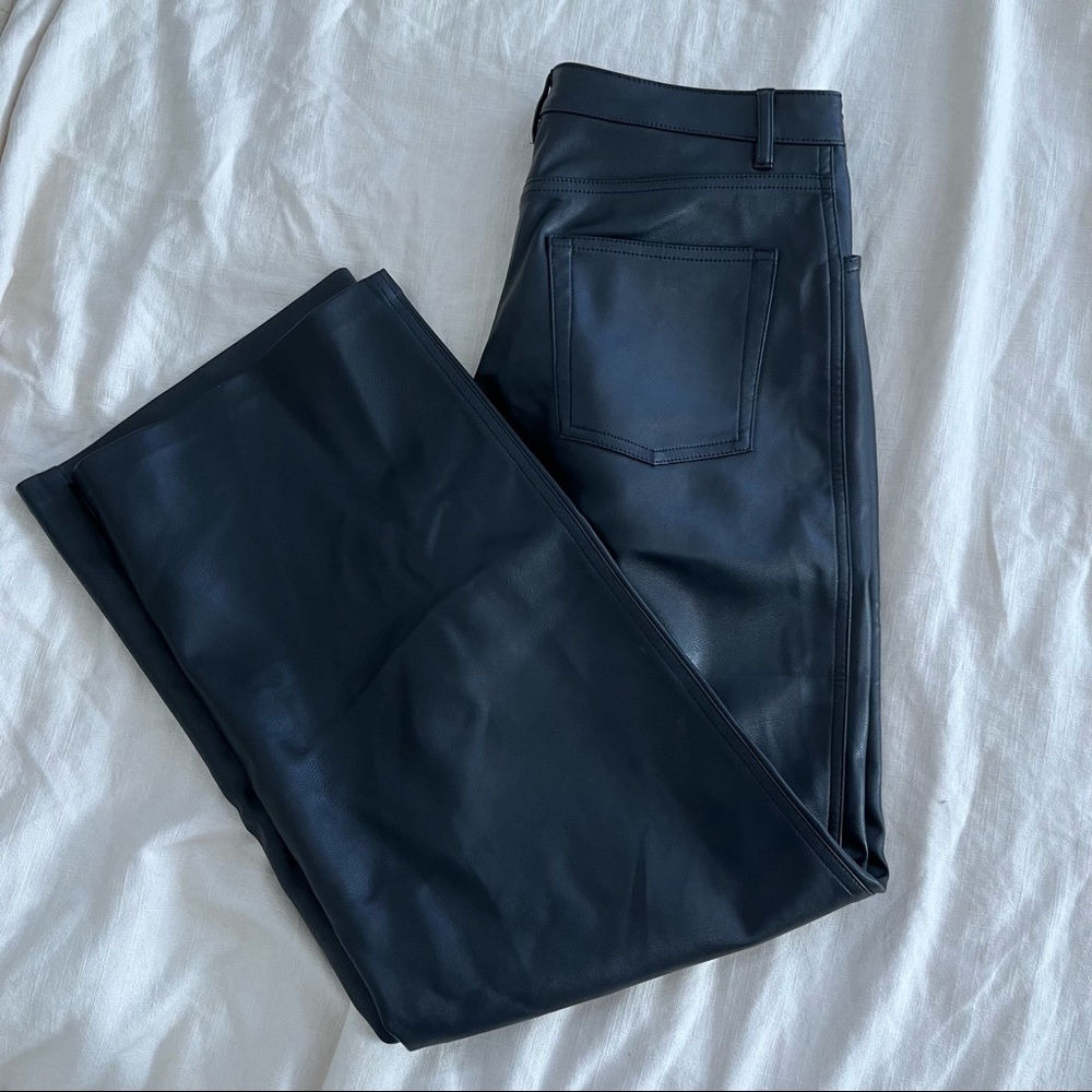 Aritzia Babaton Leather Command Cropped Pant - image 8